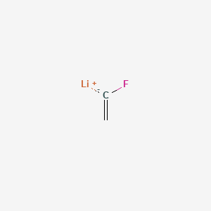 molecular formula C2H2FLi B1257635 (1-Fluoroethenyl)lithium CAS No. 121777-28-4