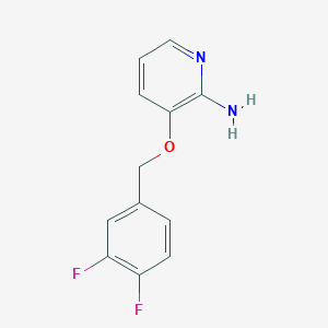 2-Pyridinamine, 3-[(3,4-difluorophenyl)methoxy]-