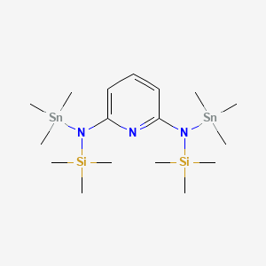 N~2~,N~6~-Bis(trimethylsilyl)-N~2~,N~6~-bis(trimethylstannyl)pyridine-2,6-diamine