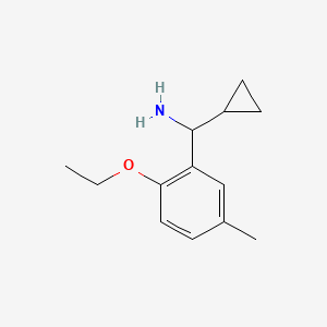 1-Cyclopropyl-1-(2-ethoxy-5-methylphenyl)methanamine