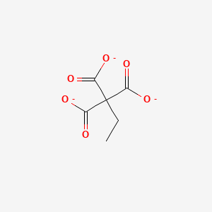 molecular formula C6H5O6-3 B1257648 1,1,1-Propanetricarboxylate 