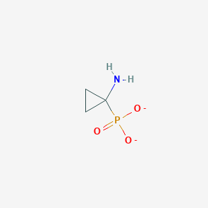 1-Aminocyclopropylphosphonate(2-)