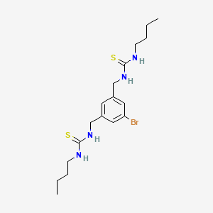 Thiourea, N,N''-[(5-bromo-1,3-phenylene)bis(methylene)]bis[N'-butyl-