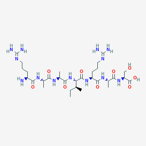 N~5~-(Diaminomethylidene)-L-ornithyl-L-alanyl-L-alanyl-L-isoleucyl-N~5~-(diaminomethylidene)-L-ornithyl-L-alanyl-L-serine