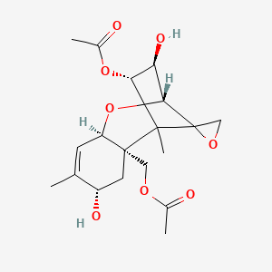 [(2R,4S,7R,9R,10R,11S)-11-acetyloxy-4,10-dihydroxy-1,5-dimethylspiro[8-oxatricyclo[7.2.1.02,7]dodec-5-ene-12,2'-oxirane]-2-yl]methyl acetate