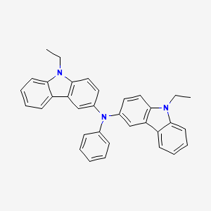 9-Ethyl-N-(9-ethyl-9H-carbazol-3-YL)-N-phenyl-9H-carbazol-3-amine