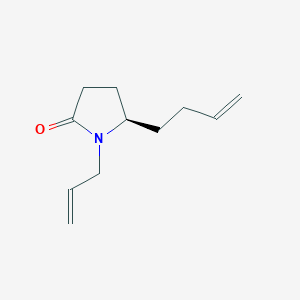 (5R)-5-(But-3-en-1-yl)-1-(prop-2-en-1-yl)pyrrolidin-2-one