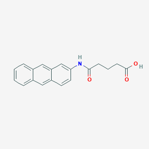 Pentanoic acid, 5-(2-anthracenylamino)-5-oxo-