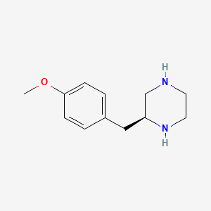 (2S)-2-[(4-Methoxyphenyl)methyl]piperazine