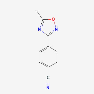 4-(5-Methyl-1,2,4-oxadiazol-3-YL)benzonitrile