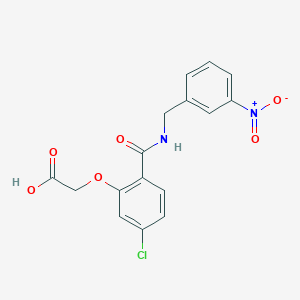 (5-Chloro-2-{[(3-Nitrobenzyl)amino]carbonyl}phenoxy)acetic Acid