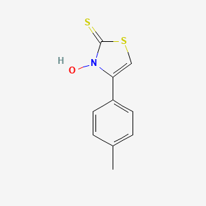 2(3H)-Thiazolethione, 3-hydroxy-4-(4-methylphenyl)-