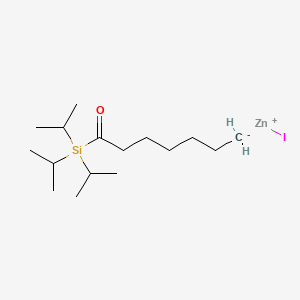 Zinc, iodo[7-oxo-7-[tris(1-methylethyl)silyl]heptyl]-