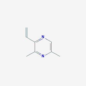 molecular formula C8H10N2 B125770 2-乙烯基-3,5-二甲基吡嗪 CAS No. 157615-33-3