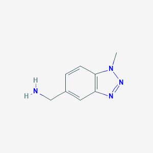 molecular formula C8H10N4 B125771 (1-甲基-1H-苯并[d][1,2,3]三唑-5-基)甲胺 CAS No. 499770-77-3