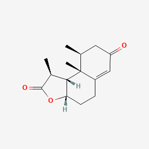 molecular formula C15H20O3 B1257710 Lemnal-1(10)-ene-2,12-dione 