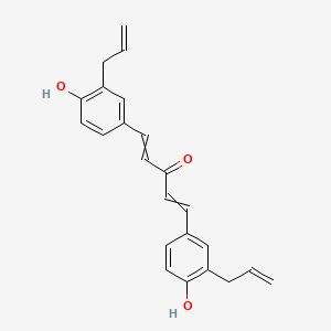 1,5-Bis[4-hydroxy-3-(prop-2-en-1-yl)phenyl]penta-1,4-dien-3-one