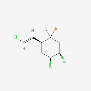 molecular formula C10H14BrCl3 B1257728 Plocamene C CAS No. 57566-88-8