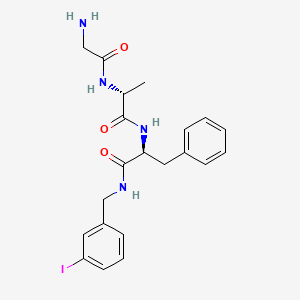 L-Phenylalaninamide, glycyl-D-alanyl-N-[(3-iodophenyl)methyl]-