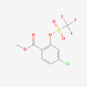 Methyl 4-chloro-2-[(trifluoromethanesulfonyl)oxy]benzoate