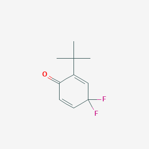 2,5-Cyclohexadien-1-one, 2-(1,1-dimethylethyl)-4,4-difluoro-