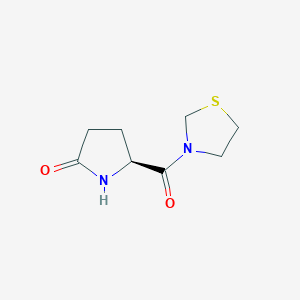 (5S)-5-(1,3-thiazolidine-3-carbonyl)pyrrolidin-2-one