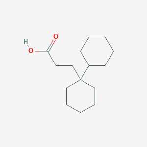 [1,1'-Bicyclohexyl]-1-propanoic acid