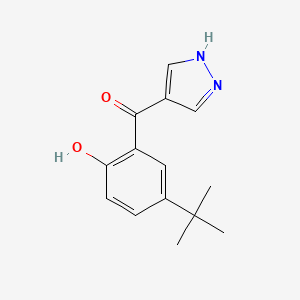 4-(2-Hydroxy-5-tert-butylbenzoyl)pyrazole