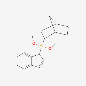 (Bicyclo[2.2.1]heptan-2-yl)(1H-inden-1-yl)dimethoxysilane