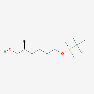 (2S)-6-{[tert-Butyl(dimethyl)silyl]oxy}-2-methylhexan-1-ol