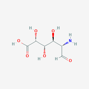 molecular formula C6H11NO6 B1257743 2-Amino-2-deoxy-L-galacturonic acid 