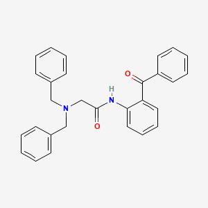 B12577488 N-(2-Benzoylphenyl)2-(dibenzylamino)acetamide CAS No. 615576-89-1