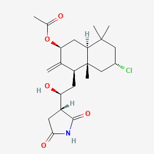 molecular formula C22H32ClNO5 B1257753 haterumaimide N 