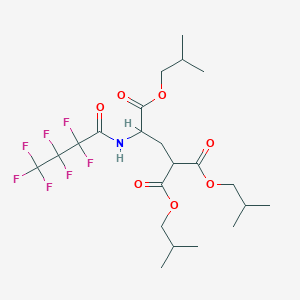 Tris(2-methylpropyl) 3-(2,2,3,3,4,4,4-heptafluorobutanamido)propane-1,1,3-tricarboxylate
