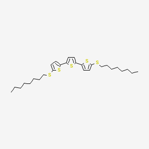 2,5-bis(5-octylsulfanylthiophen-2-yl)thiophene