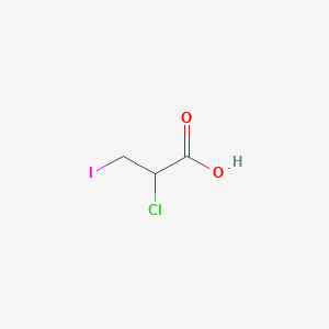 2-Chloro-3-iodopropanoic acid