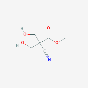 Methyl 2-cyano-3-hydroxy-2-(hydroxymethyl)propanoate