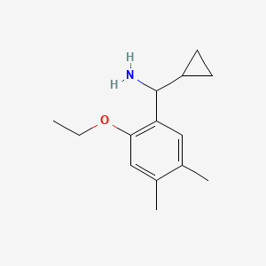 1-Cyclopropyl-1-(2-ethoxy-4,5-dimethylphenyl)methanamine