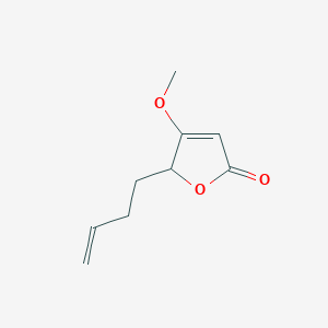 2(5H)-Furanone, 5-(3-butenyl)-4-methoxy-