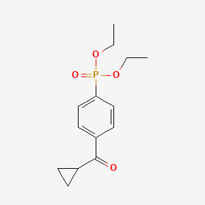 Diethyl [4-(cyclopropanecarbonyl)phenyl]phosphonate