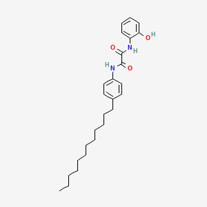 N~1~-(4-Dodecylphenyl)-N~2~-(2-hydroxyphenyl)ethanediamide