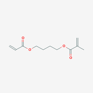 molecular formula C11H16O4 B12578137 4-(Acryloyloxy)butyl 2-methylprop-2-enoate CAS No. 210967-81-0