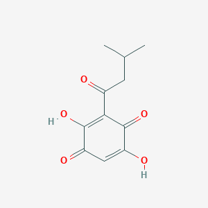 2,5-Dihydroxy-3-(3-methylbutanoyl)cyclohexa-2,5-diene-1,4-dione