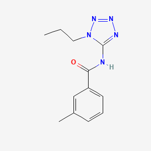 3-methyl-N-(1-propyltetrazol-5-yl)benzamide