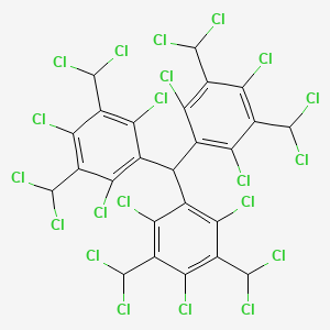 Benzene, 1,1',1''-methylidynetris[2,4,6-trichloro-3,5-bis(dichloromethyl)-