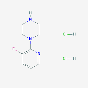 molecular formula C9H14Cl2FN3 B1257823 1-(3-Fluoro-2-Pyridinyl)Piperazine Dihydrochloride 