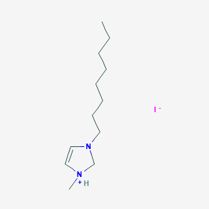 1-Methyl-3-octyl-2,3-dihydro-1H-imidazol-1-ium iodide