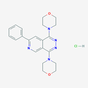 1,4-Dimorpholino-7-phenylpyrido[3,4-d]pyridazine hydrochloride