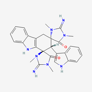 molecular formula C28H28N8O2 B1257830 Tubastrindole B 