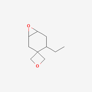 molecular formula C10H16O2 B12578317 4-Ethylspiro[7-oxabicyclo[4.1.0]heptane-3,3'-oxetane] CAS No. 459796-71-5